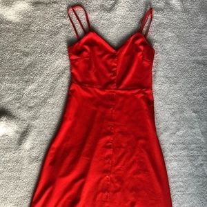Adorable ASOS Red Midi-Dress - SUMMER